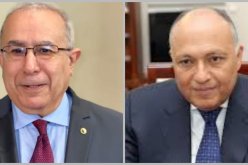 لعمامرة يتباحث مع نظيره المصري مستجدات الأوضاع في المنطقة