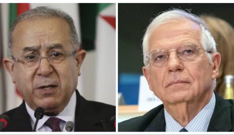 لعمامرة يتلقى التعازي لأسر شهداء الحرائق من الإتحاد الأوروبي