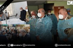 رئيس الجمهورية يزور جرحى الحرائق بمستشفى عين النعجة والدويرة في العاصمة