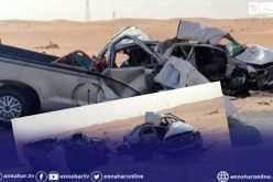 جريحان في إصطدام بين سيارتين بين تڨرت وورڨلة