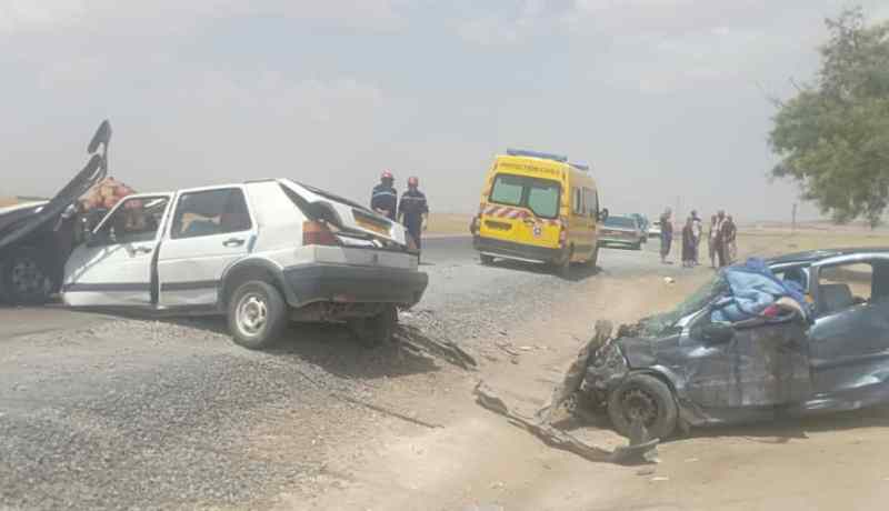 أم البواقي.. قتيلان و3 جرحى في حادث مرور بعين البيضاء