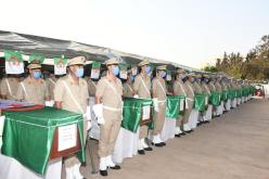 بالصور.. هكذا ودع الجيش شهداء الحرائق