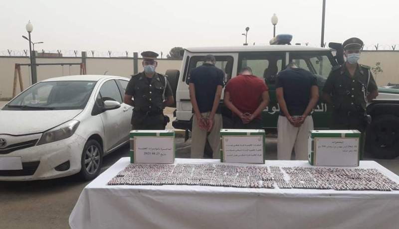 حجز أزيد من 2600 وحدة من المهلوسات في عين الذهب بتيارت