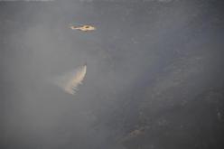 إقحام مروحية للجيش في عمليات إخماد النيران بغابات الشريعة