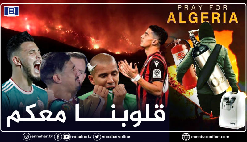 لاعبو المنتخب الوطني يتضامنون مع ضحايا حرائق تيزي وزو