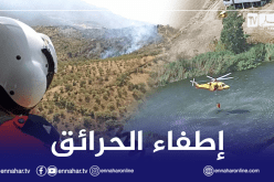 وسائل الإطفاء الجوية للحماية المدنية والجيش الوطني تقوم بـ 706 رمية ماء عبر 06 ولايات