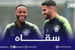 بالفيديو.. محرز يعبث بسترلينغ في تدريبات السيتي