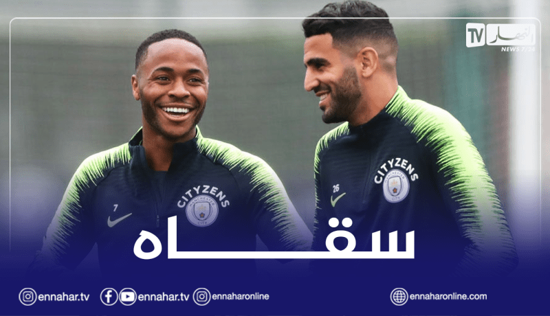 بالفيديو.. محرز يعبث بسترلينغ في تدريبات السيتي