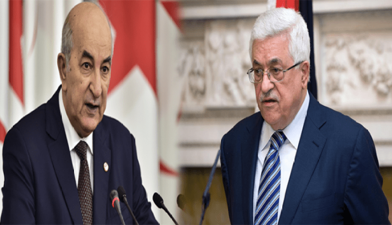 الرئيس تبون يتلقى مكالمة هاتفية من نظيره الفلسطيني