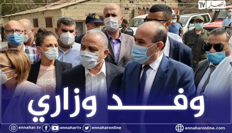وفد وزاري يتنقل إلى تيزي وزو للوقوف على خسائر الحرائق