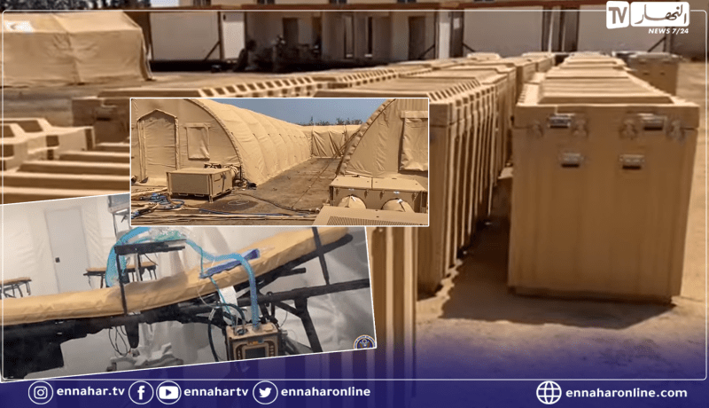 بالفيديو: أمريكا تتبرع بمستشفى ميداني قيمته أزيد من 50 مليار سنتيم للجزائر