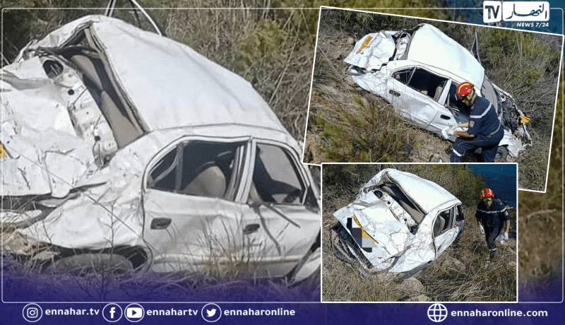 الشلف: وفاة إمرأة وإصابة قاصر بجروح في حادث إنحراف سيارة سياحية ببني حواء