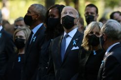 بايدن وأوباما وكلينتون يزورون موقع هجمات 11 سبتمبر