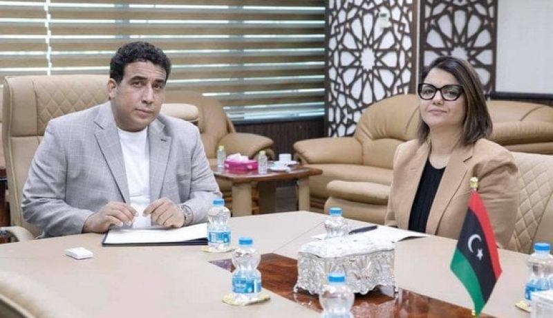 وزيرة خارجية ليبيا تطلع رئيس المجلس الرئاسي على نتائج اجتماع الجزائر