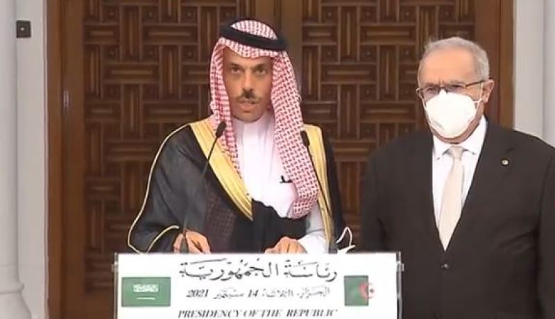 أهم تصريحات وزير الخارجية السعودي بعد لقاءه مع الرئيس تبون