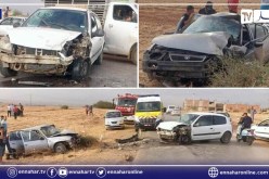 الشلف: 5 جرحى في إصطدام بين سيارتين بأولاد عدة
