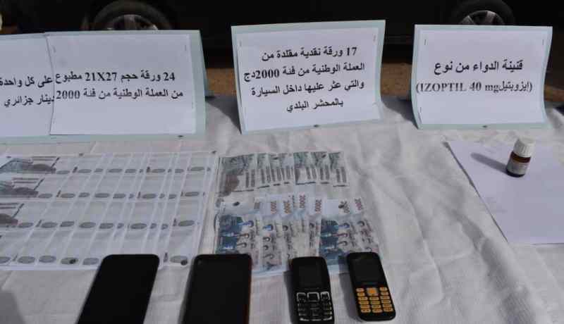 توقرت..أمن دائرة تماسين يفكك جمعية تمتهن تزوير العملة الوطنية