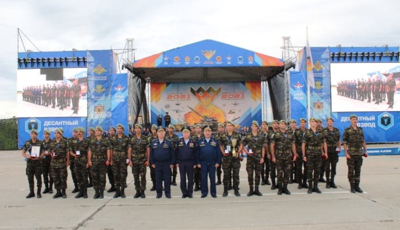 الفريق الوطني العسكري يحتل المركز الرابع في الألعاب العسكرية الدولية