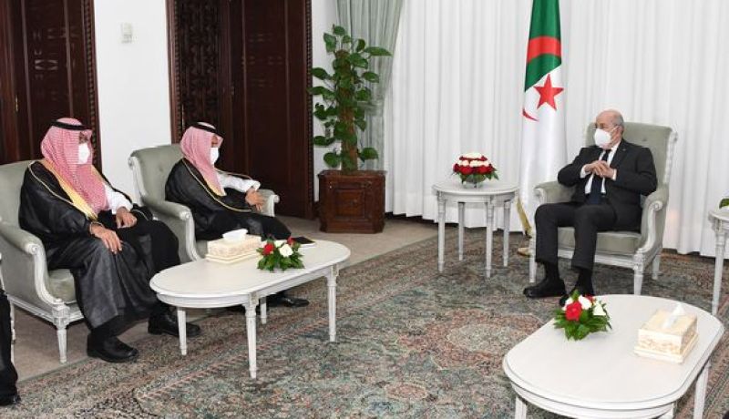 الرئيس تبون يستقبل وزير الخارجية السعودي