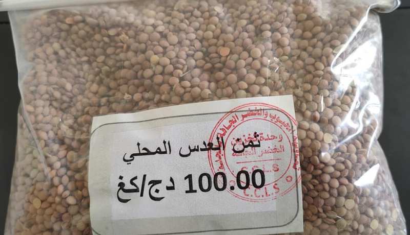 الجلفة: عرض العدس والحمص المحلي بأسعار مخفضة