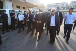 وزير النقل يزور مكان وقوع حادث ميول السفينة البرتغالية بميناء الجزائر