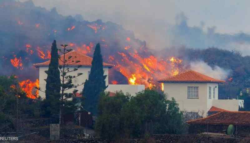 إسبانيا تستغيث.. بركان ثائر يغزو جزر لابالما وإجلاء آلاف السكان