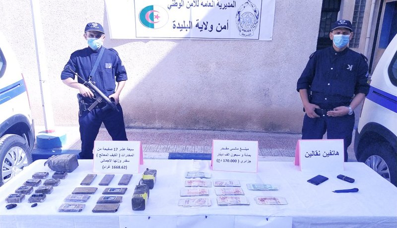 البليدة: توقيف شخص وحجز كمية من المخدرات