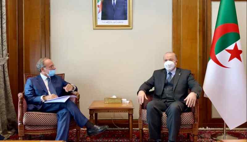 الوزير الأول يستقبل سفير الجمهورية الإيطالية بالجزائر