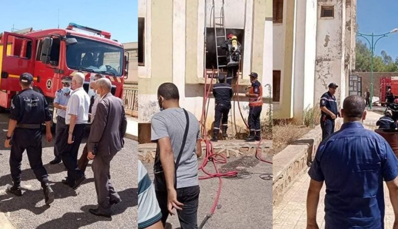 إخماد حريق مخزن نشب في الإقامة الجامعية للبنات بالمدية