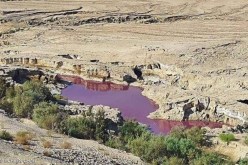 الكشف عن سر “المياه الحمراء” في البحر الميت