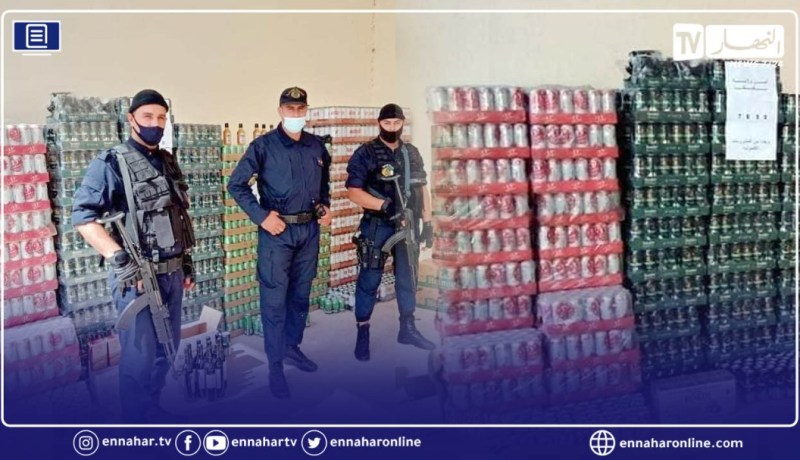 سكيكدة.. الإطاحة بشخصين مسبوقين قضائيا وحجز أكثر من 7850 وحدة خمر