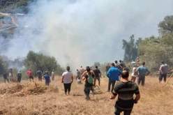 بجاية: نشوب حريق بغابة أكفادو و المواطنون يهرعون لإخماده