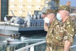 الفريق شنڨريحة يقوم بزيارة تفتيشية للوحدات العائمة التابعة للقاعدة البحرية مرسى الكبير بوهران