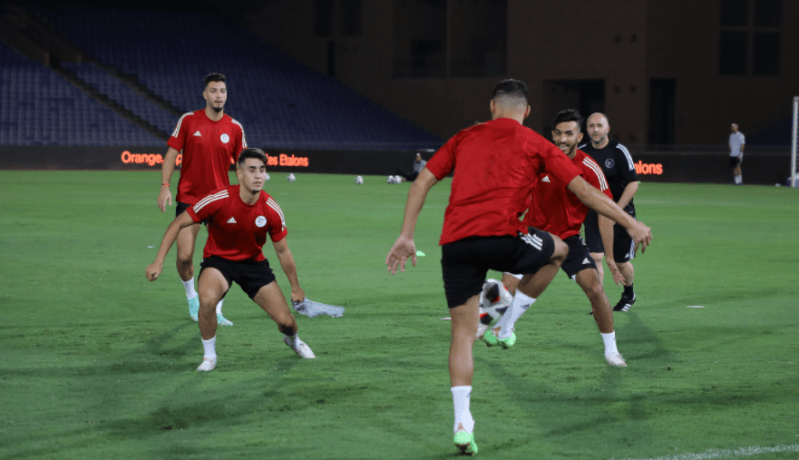 هكذا حضّر بلماضي تشكيلته في آخر تدريب قبل مُلاقاة بوركينافاسو