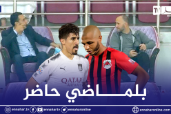 بلماضي يتابع براهيمي وبونجاح بملعب خليفة الدولي