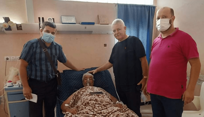 الديوان الوطني لحقوق المؤلف يزور حزيم ويكشف حالته الصحية