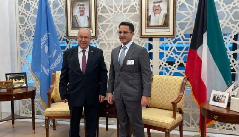 لعمامرة يلتقي وزير خارجية الكويت في نيويورك