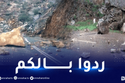 الدرك الوطني: تساقط الحجارة في هذه المناطق .. التحلي بالحيطة والحذر  