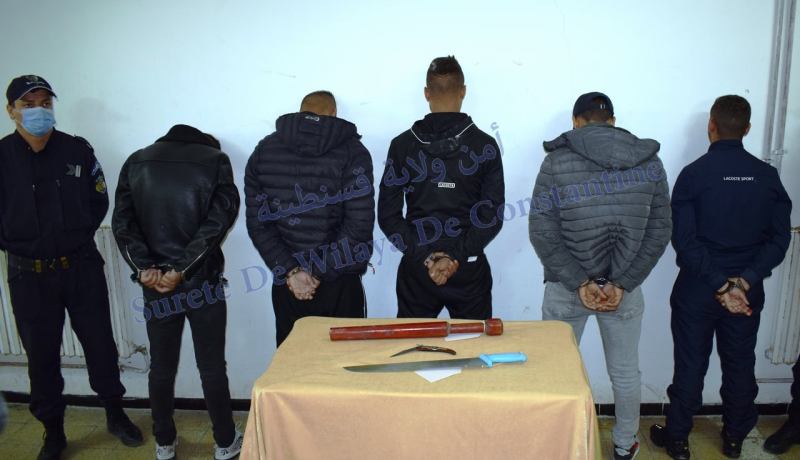 قسنطينة: توقيف عصابة أحياء متورطة في شجار جماعي