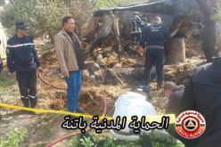 باتنة: تفحم شاب وإنقاذ آخر في حريق بكوخ