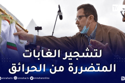 خنشلة: حمداني يدشن مشروع إنشاء مشتلة لإنتاج 100 ألف شتلة سنويا