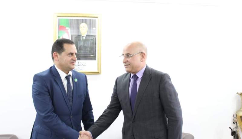 الطيب زيتوني يستقبل رئيس حزب المستقبل الليبي