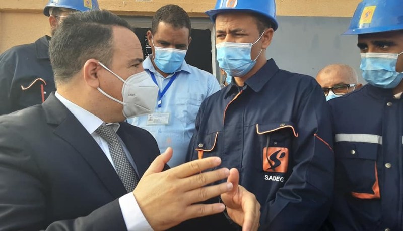 بولخراص يشرف على تدشين محطة توزيع الكهرباء بالوادي