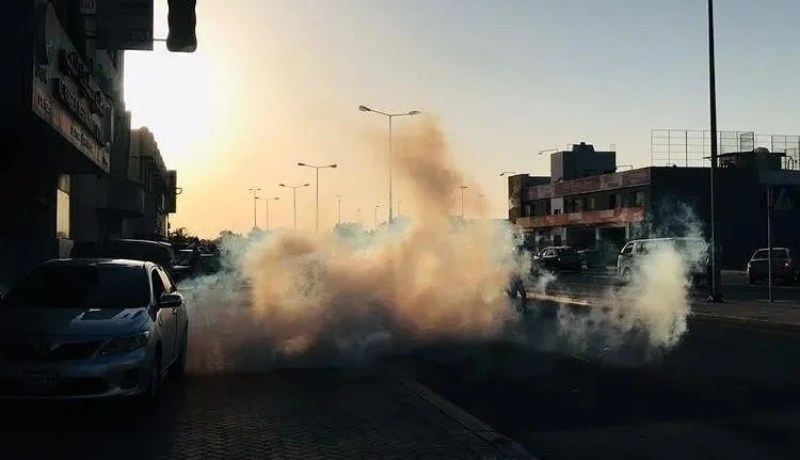 الشرطة البحرينية تفرق متظاهرين من أمام سفارة الكيان الإسرائيلي