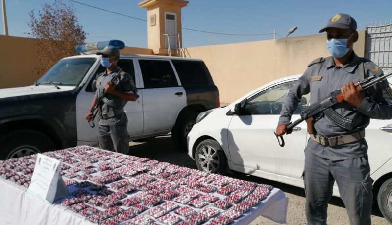 الوادي: الجمارك تحبط محاولة نقل 5520 قرص مهلوس