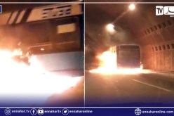 بالفيديو.. احتراق حافلة “ETUSA” داخل نفق واد أوشايح بالعاصمة