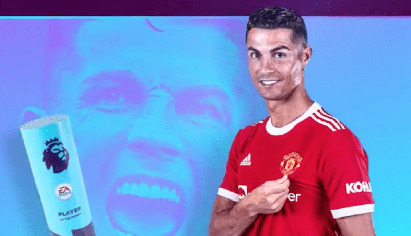 رونالدو يتوج بجائزة لاعب الشهر في الدوري الإنجليزي