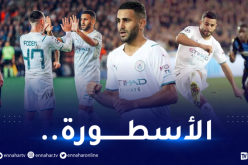 “الويفا” تحتفي بـ “ثنائية” محرز في “التشمبينزليغ”