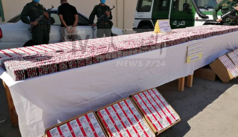 بالصور.. الدرك يوقف بارون بحوزته 150 ألف قرص مهلوس في الوادي