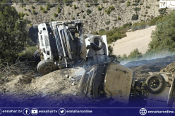 الشلف: جريح في إنقلاب شاحنة معبأة بالزفت بدوار صوفي بالظهرة
